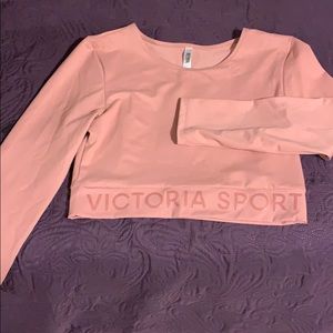 Victoria Secret Sport ¾ sleeve crop top